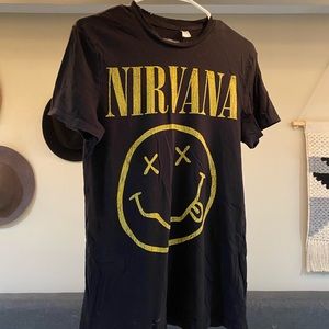 Vintage style Nirvana shirt.